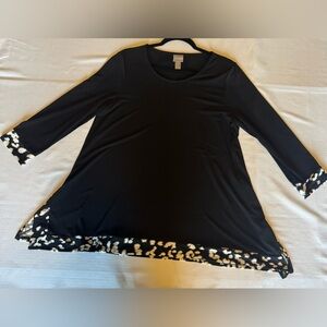 Women’s Chico’s Women’s Tunic w/ Trim Size 1 (US Medium) Tunic